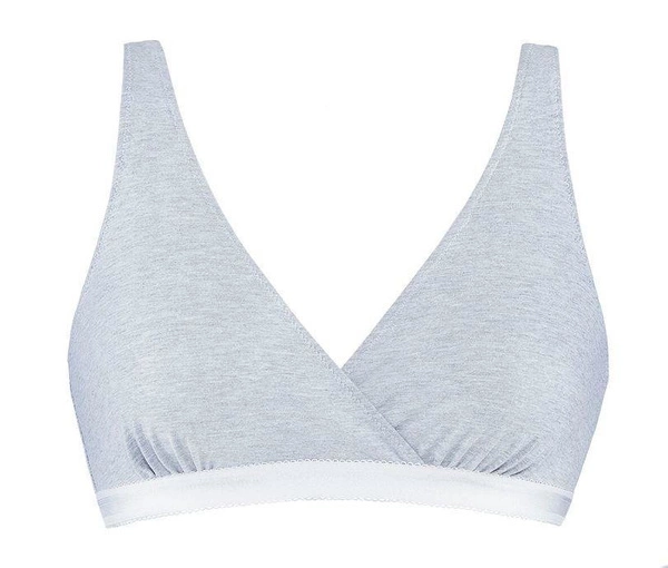 Maternity top bra basic Lilly Mitex gray