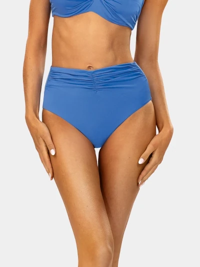 Majtki kąpielowe damskie wysokie Feba niebieskie FD166/859S