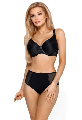 Anna Nipplex padded full-cup bra black