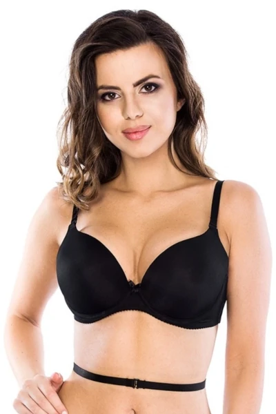 Biustonosz push up Mediolano z odkrytymi plecami Multi 11011 czarny