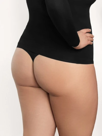 Stringi damskie bezszwowe Corin Kylie czarne 33770
