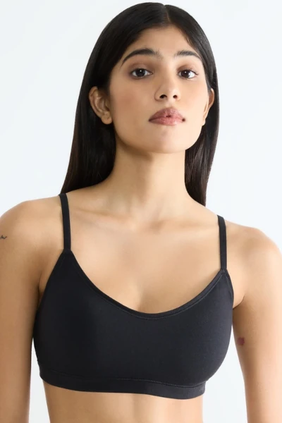 Biustonosz miękki bez fiszbin Sloggi Free Evolve P czarny