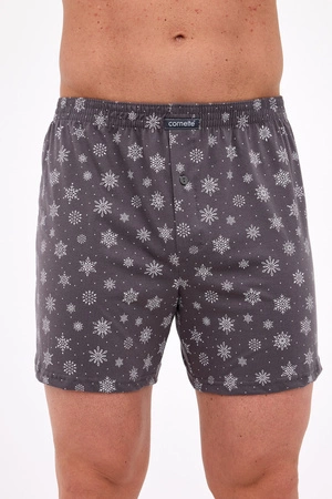 Cornette Men's Christmas Boxer Shorts Gray 016/25