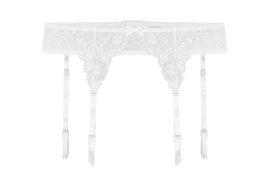 Garter belt Iris Julimex white