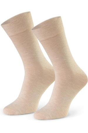 Steven Herren-Kaschmirsocken, Beige 083