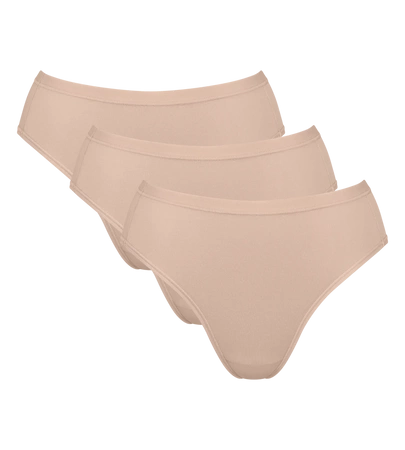 Sloggi Go Daily Cotton Tai 3er-Pack Damen Slips beige