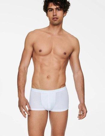 Men's bamboo boxer shorts Henderson Graph white 34325