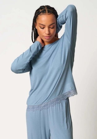 Skiny Women's Modal T-Shirt Blue 086963