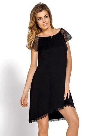 Nighty with lace Sabrina Nipplex black