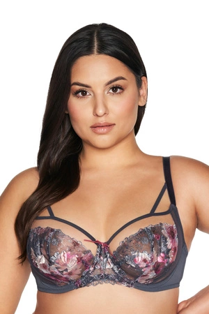 Soft underwired bra Ava grey AV 2123 SSS