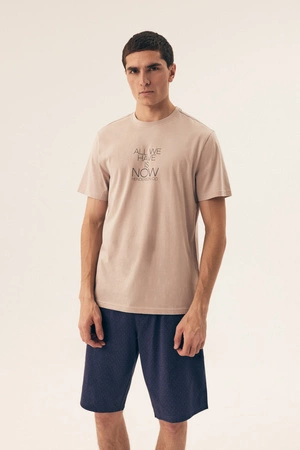 Henderson Dreamer Herrenpyjama beige 42632
