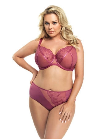 Ganzkörper-Slip für Damen Gorsenia K585 Porto rosa
