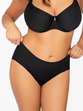 Majtki wyższe w stanie one size Kylie Corin czarne 03770