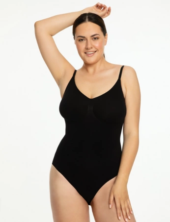 Julimex seamless slimming bodysuit black 421