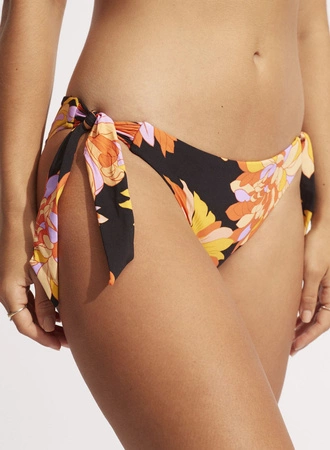 Black Seafolly tied swim briefs 40683