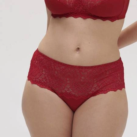 Majtki damskie szorty Simone Perele Caresse czerwone 12A630