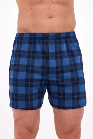 Lockere Herren-Boxershorts aus Baumwolle Comfort Cornette marineblau 002/316