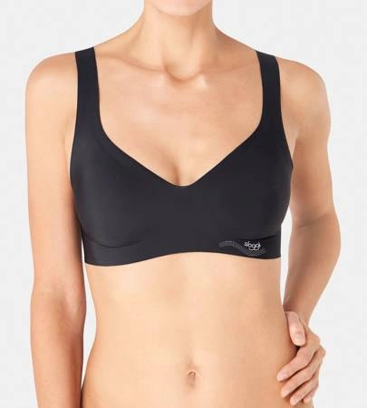 Top Sloggi zero feel bralette push up czarny