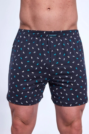 Men&#39;s loose cotton Comfort Cornette boxer shorts graphite 002/313