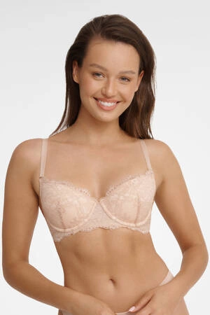 Galia Henderson push-up bra, beige 41075