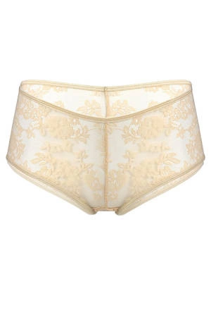 Mediolano 2106 beige Spitzenshorts für Damen