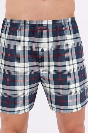 Bokserki męskie luźne bawełniane Comfort Cornette melanż 002/310