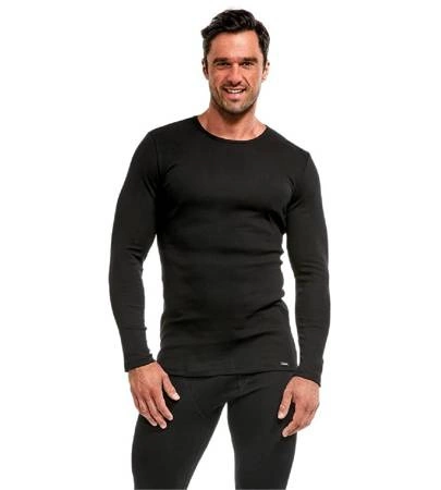 Cornette Authentic Thermo Plus Herren T-Shirt Schwarz 214