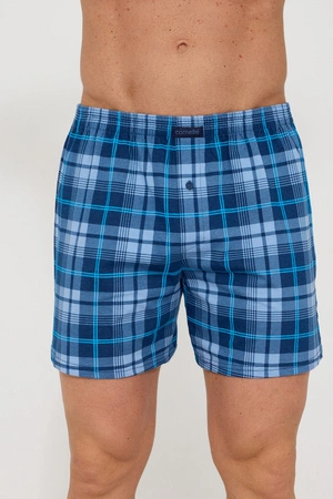 Bokserki męskie luźne Cornette Comfort niebieskie 002/337