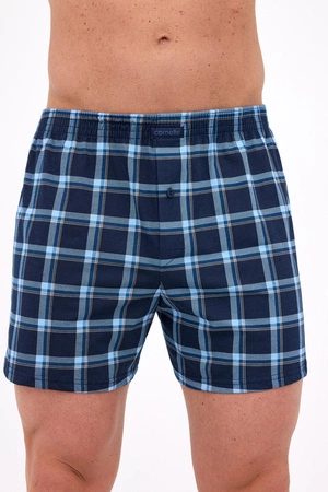 Men&#39;s loose cotton Comfort Cornette boxer shorts navy blue 002/322