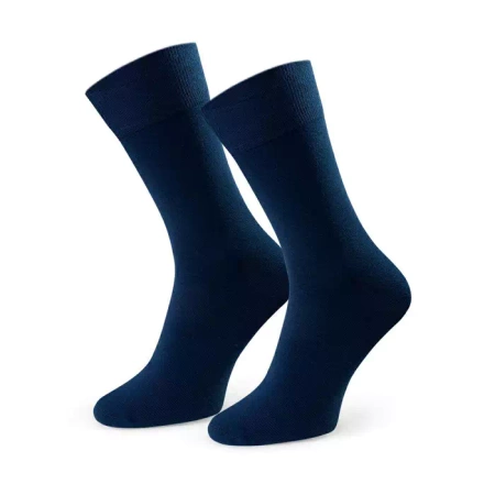 Steven men&#39;s cotton suit socks navy blue 056