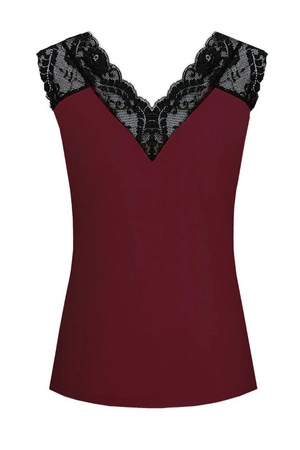 Mefemi Margot women&#39;s lace t-shirt burgundy PG81