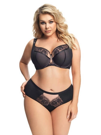 Brazyliany damskie Gorsenia K649 Alicante czarne