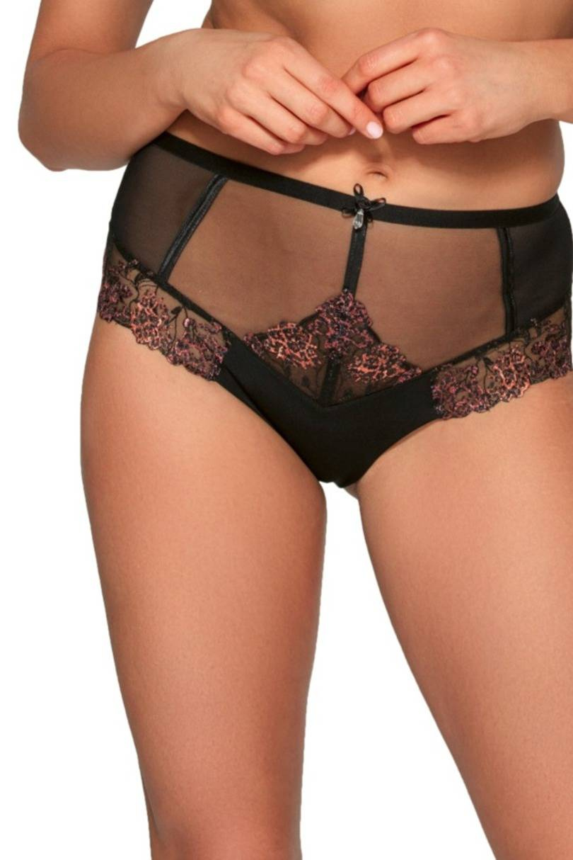 Brazyliany damskie Ava czarne AV 2025/B