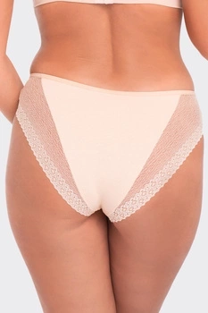 Damenslip aus Baumwolle Babell beige BBL012