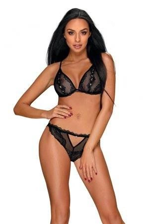Seksowny komplet bielizny Obsessive Millagro czarny