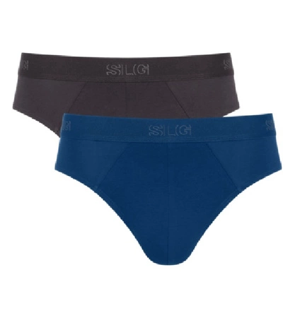 Sloggi SLG Base brief 2pack navy blue-graphite