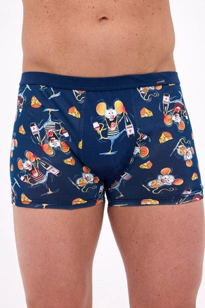 Men's boxer shorts with print Tattoo Cornette navy blue 280/249