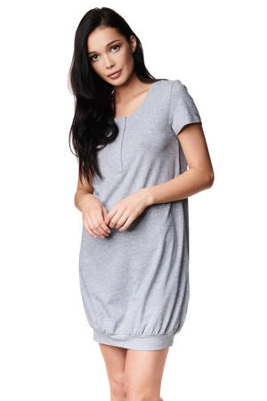 Gray Zelda Henderson cotton nightgown 39216