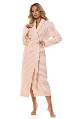 Rita L&amp;L apricot long women&#39;s dressing gown 2415