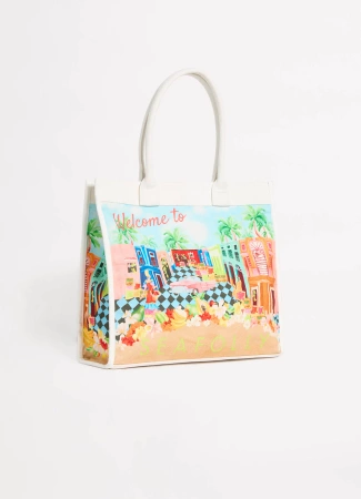 Seafolly Australia 72153 Printed Beach Bag