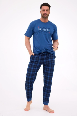 Piżama męska z krótkim rękawem Marathon 2 Cornette jeans 462/302