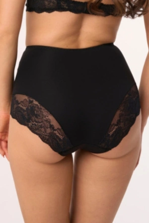 Babell black maxi lace shaping panties BBL204