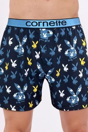 Cornette Herren Boxershorts Loose Navy Blau 881/01