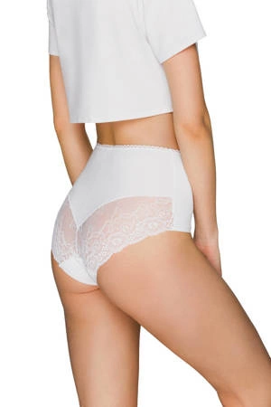 High cotton panties Babell white BBL155