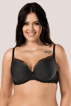 Biustonosz push-up Nipplex Pepite czarny