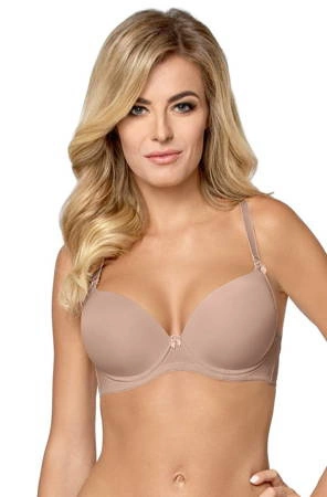 Glatter Push-up-BH Ida Nipplex mocca