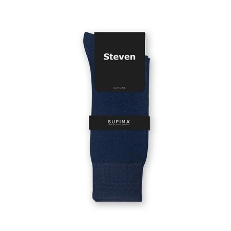 Herrensocken aus Supima-Steven-Baumwolle, Marineblau 157