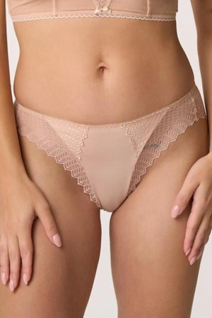 Babell women's cotton panties with lace, beige BBL220
