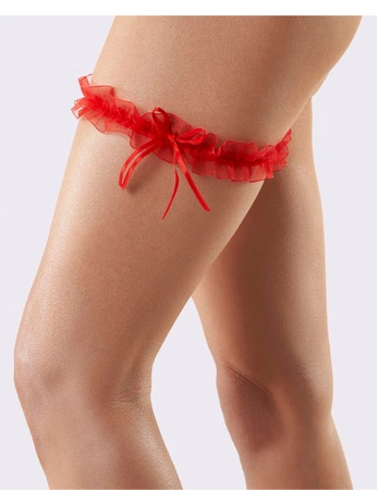 Garter Grenada plus size Julimex PW-98 red