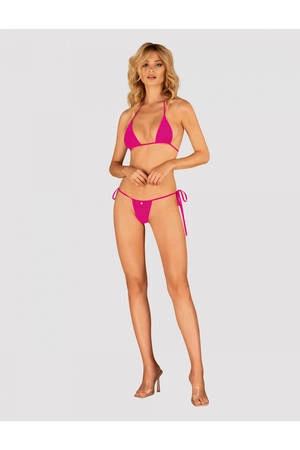 Seksowne bikini one size Obsessive Bella vista wild różowe